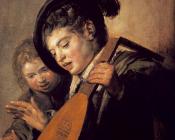 弗朗斯哈尔斯 - Two Boys Singing